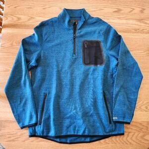 American Eagle Outfitters Men's Pullover Jacket Blue & Black Size XL Tall